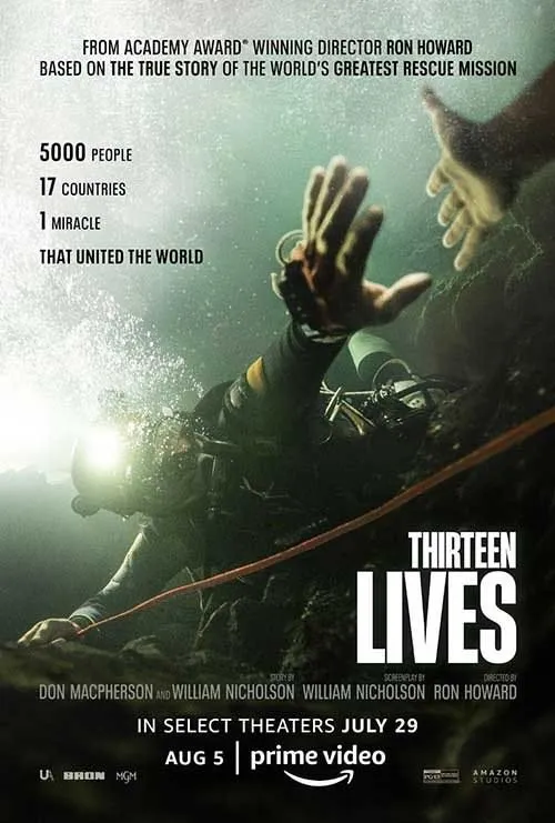Thirteen Lives film poster stream on Beamsiptv